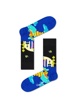 Happy Socks Zestaw 4 par wysokich skarpet unisex XSPA09-0200 Kolorowy ze sklepu MODIVO w kategorii Skarpetki damskie - zdjęcie 149636748