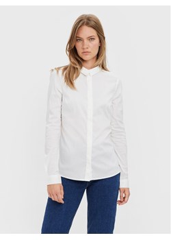 Vero Moda Koszula Lady 10164900 Biały Slim Fit ze sklepu MODIVO w kategorii Koszule damskie - zdjęcie 149640445