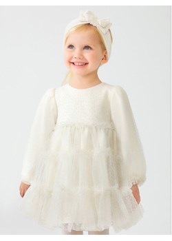 Abel & Lula Sukienka elegancka 5502 Biały Regular Fit ze sklepu MODIVO w kategorii Sukienki dziewczęce - zdjęcie 149950496