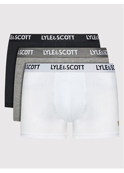 Lyle & Scott Komplet 3 par bokserek Barclay LSUWTC001 Kolorowy ze sklepu MODIVO w kategorii Majtki męskie - zdjęcie 150050716