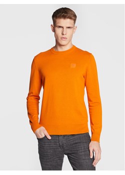 Boss Sweter Kanovano 50471343 Pomarańczowy Regular Fit ze sklepu MODIVO w kategorii Swetry męskie - zdjęcie 150109009
