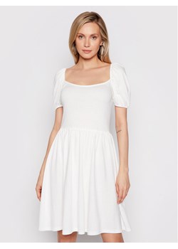 NA-KD Sukienka letnia Ballon Sleeve 1018-006867-001-003 Biały Regular Fit ze sklepu MODIVO w kategorii Sukienki - zdjęcie 150138957