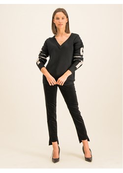 Patrizia Pepe Spodnie materiałowe 2P1184/A5S4-K103 Czarny Regular Fit ze sklepu MODIVO w kategorii Spodnie damskie - zdjęcie 150183176