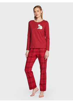 Triumph Piżama 10209559 Czerwony Regular Fit ze sklepu MODIVO w kategorii Piżamy damskie - zdjęcie 150224627
