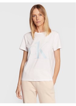Calvin Klein Underwear T-Shirt 000QS6436E Biały Regular Fit ze sklepu MODIVO w kategorii Bluzki damskie - zdjęcie 150266019