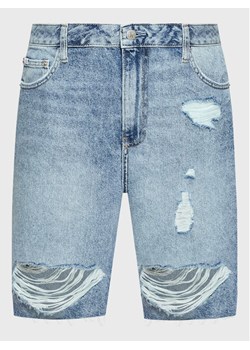 Calvin Klein Jeans Szorty jeansowe J20J219198 Niebieski Relaxed Fit ze sklepu MODIVO w kategorii Szorty - zdjęcie 150294155
