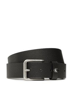 Calvin Klein Jeans Pasek Męski Round Classic Belt 35mm K50K510156 Czarny ze sklepu MODIVO w kategorii Paski męskie - zdjęcie 150296806