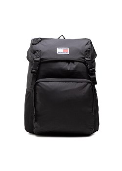 Tommy Jeans Plecak Tjm Travel Flap backpack AM0AM08560 Czarny ze sklepu MODIVO w kategorii Plecaki - zdjęcie 150311569