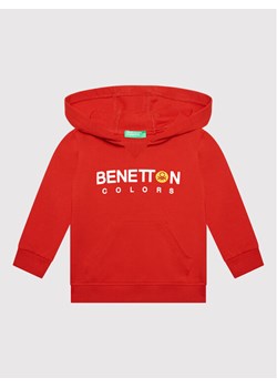 United Colors Of Benetton Bluza 3T32G2003 Czerwony Regular Fit ze sklepu MODIVO w kategorii Odzież dla niemowląt - zdjęcie 150352266