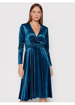 Nissa Sukienka codzienna RS12632 Niebieski Regular Fit ze sklepu MODIVO w kategorii Sukienki - zdjęcie 150358506