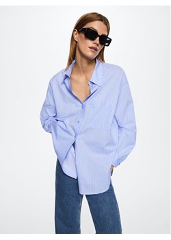 Mango Koszula Regu 37022506 Niebieski Oversize ze sklepu MODIVO w kategorii Koszule damskie - zdjęcie 150371166