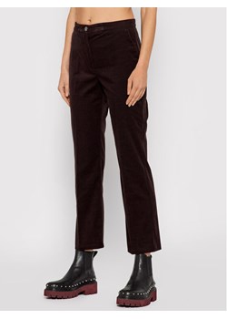 Pinko Spodnie materiałowe Gaio 1G16U9 Y787 Brązowy Regular Fit ze sklepu MODIVO w kategorii Spodnie damskie - zdjęcie 150406365