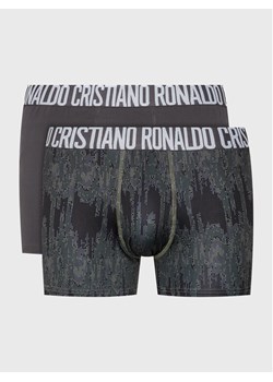 Cristiano Ronaldo CR7 Komplet 2 par bokserek Fashion 8502-49 Szary ze sklepu MODIVO w kategorii Majtki męskie - zdjęcie 150531609