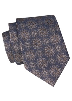 Krawat Angelo di Monti - Beżowa Rozeta KRADM1980 ze sklepu JegoSzafa.pl w kategorii Krawaty - zdjęcie 150574636