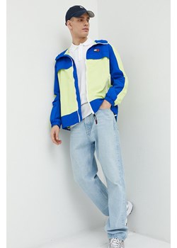 Tommy Jeans kurtka męska kolor niebieski przejściowa ze sklepu ANSWEAR.com w kategorii Kurtki męskie - zdjęcie 150577175