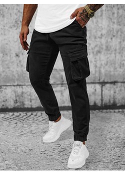Spodnie męskie joggery czarne OZONEE NB/MP0105N ze sklepu ozonee.pl w kategorii Spodnie męskie - zdjęcie 150583706