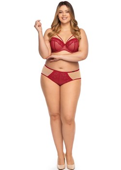 Figi Casilda plus size DF07, Kolor czerwony, Rozmiar S, Mefemi ze sklepu Intymna w kategorii Majtki damskie - zdjęcie 150616706