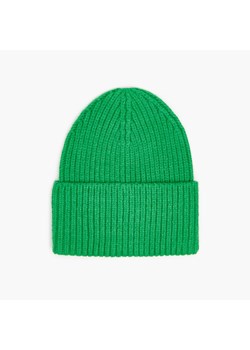 Cropp - Zielona czapka beanie - Zielony ze sklepu Cropp w kategorii Czapki zimowe damskie - zdjęcie 150619149