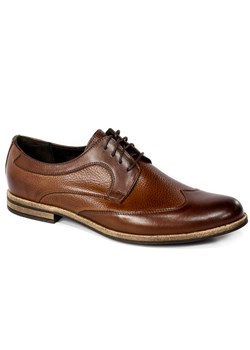 Półbuty Tapi C-6831 - 491 Brown ze sklepu EuroButy.com.pl w kategorii Buty eleganckie męskie - zdjęcie 150623828