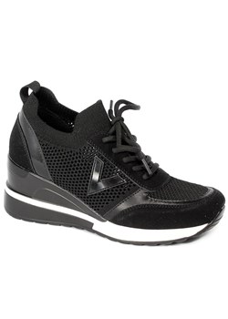 Sneakersy Vinceza 22-10745BK Czarny ze sklepu EuroButy.com.pl w kategorii Buty sportowe damskie - zdjęcie 150624136