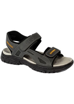 Sandały Rieker 22761-45 Grey ze sklepu EuroButy.com.pl w kategorii Sandały męskie - zdjęcie 150625858