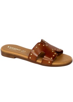 Klapki Verano 9154 Cuero ze sklepu EuroButy.com.pl w kategorii Klapki damskie - zdjęcie 150626167