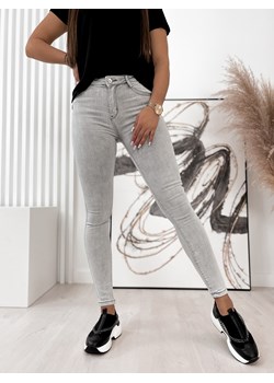 spodnie zahia szare xl/42 ze sklepu UBRA w kategorii Jeansy damskie - zdjęcie 150632015