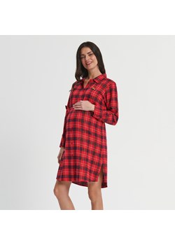 Sinsay - Koszula nocna MAMA - Czerwony ze sklepu Sinsay w kategorii Bielizna ciążowa - zdjęcie 150643918