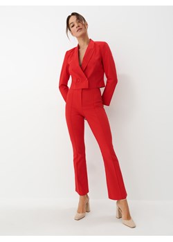 Mohito - Spodnie z rozszerzaną nogawką - Czerwony ze sklepu Mohito w kategorii Spodnie damskie - zdjęcie 150659448