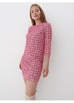 Mohito - Tweedowa sukienka mini - Różowy ze sklepu Mohito w kategorii Sukienki - zdjęcie 150659745