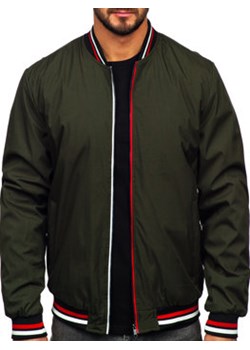 Khaki kurtka przejściowa bomberka męska Denley 84M3001 ze sklepu Denley w kategorii Kurtki męskie - zdjęcie 150698317