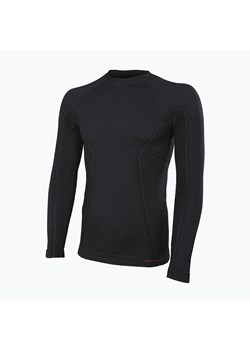 Koszulka termoaktywna męska Brubeck Active Wool 9935 czarna LS12820 ze sklepu sportano.pl w kategorii Bielizna termoaktywna męska - zdjęcie 150706606