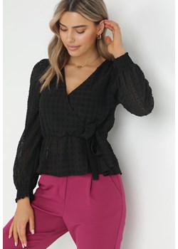 Czarna Bluzka Lalehe ze sklepu Born2be Odzież w kategorii Bluzki damskie - zdjęcie 150720356