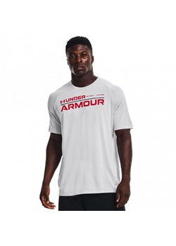Męska koszulka treningowa UNDER ARMOUR UA TECH 2.0 WORDMARK SS ze sklepu Sportstylestory.com w kategorii T-shirty męskie - zdjęcie 150739227
