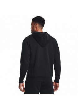 Męska bluza dresowa rozpinana z kapturem Under Armour UA Icon Fleece FZ Hood - czarna ze sklepu Sportstylestory.com w kategorii Bluzy męskie - zdjęcie 150749355