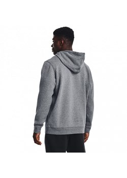 Męska bluza dresowa nierozpinana z kapturem Under Armour UA Icon Fleece Hoodie - szara ze sklepu Sportstylestory.com w kategorii Bluzy męskie - zdjęcie 150749986