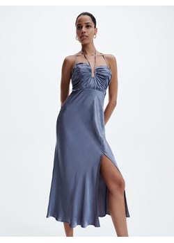 Reserved - Sukienka z wiskozy - Niebieski ze sklepu Reserved w kategorii Sukienki - zdjęcie 150777087