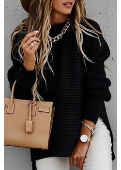 Sweter LAKLARA BLACK ze sklepu Ivet Shop w kategorii Swetry damskie - zdjęcie 150823418