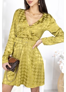 Sukienka BENARDA MUSTARD ze sklepu Ivet Shop w kategorii Sukienki - zdjęcie 150823578