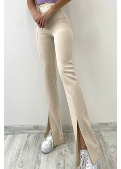 Spodnie damskie MOLEIRA ECRU ze sklepu Ivet Shop w kategorii Spodnie damskie - zdjęcie 150823929