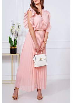 Sukienka MERZALA PUDRA ze sklepu Ivet Shop w kategorii Sukienki - zdjęcie 150823935