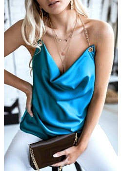 Top ODERNITA BLUE ze sklepu Ivet Shop w kategorii Bluzki damskie - zdjęcie 150824147