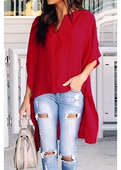 Bluzka damska DORSALA RED ze sklepu Ivet Shop w kategorii Bluzki damskie - zdjęcie 150824527