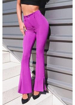 Spodnie damskie MINGELA PURPLE ze sklepu Ivet Shop w kategorii Spodnie damskie - zdjęcie 150824536