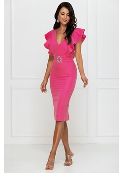Sukienka PERLONA PINK ze sklepu Ivet Shop w kategorii Sukienki - zdjęcie 150824787