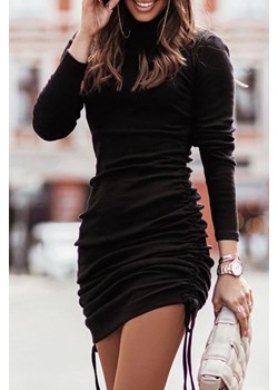 Sukienka GRAVATERA BLACK ze sklepu Ivet Shop w kategorii Sukienki - zdjęcie 150824968