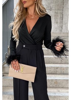Body-bluzka GONALA BLACK ze sklepu Ivet Shop w kategorii Bluzki damskie - zdjęcie 150825109