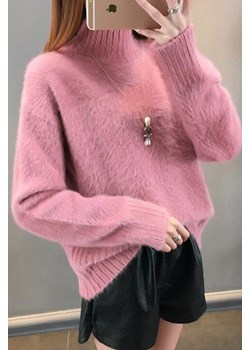 Sweter GONERSA PINK ze sklepu Ivet Shop w kategorii Swetry damskie - zdjęcie 150825375