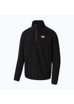 Bluza polarowa męska The North Face 100 Glacier 1/4 Zip czarna NF0A5IHPJK31 ze sklepu sportano.pl w kategorii Bluzy męskie - zdjęcie 150833209