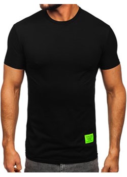Czarny t-shirt męski z nadrukiem Denley MT3046 ze sklepu Denley w kategorii T-shirty męskie - zdjęcie 150835948